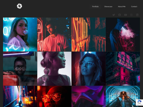 Dark Photographer Portfolio